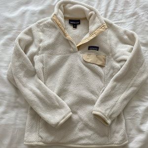 Patagonia Cream Fleece Sweater Size XS